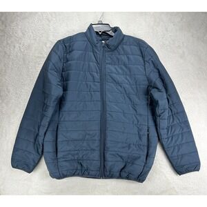 Men's Voyager Fleece Lined Puffer Jacket‎ Aqua Size Lg